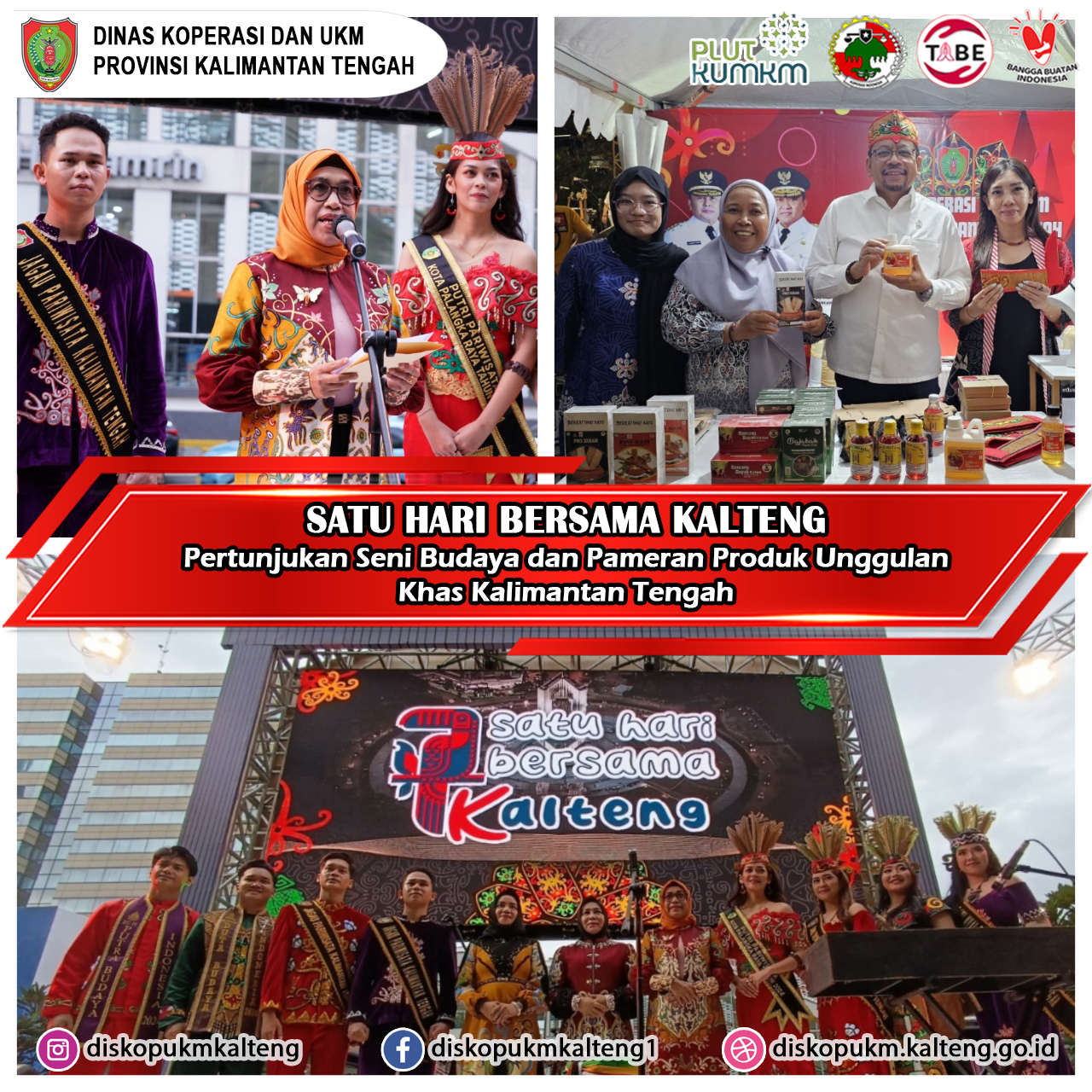 Pemerintah Provinsi Kalimantan Tengah menggelar Satu Hari Bersama Kalteng di Sarinah Jakarta Pusat