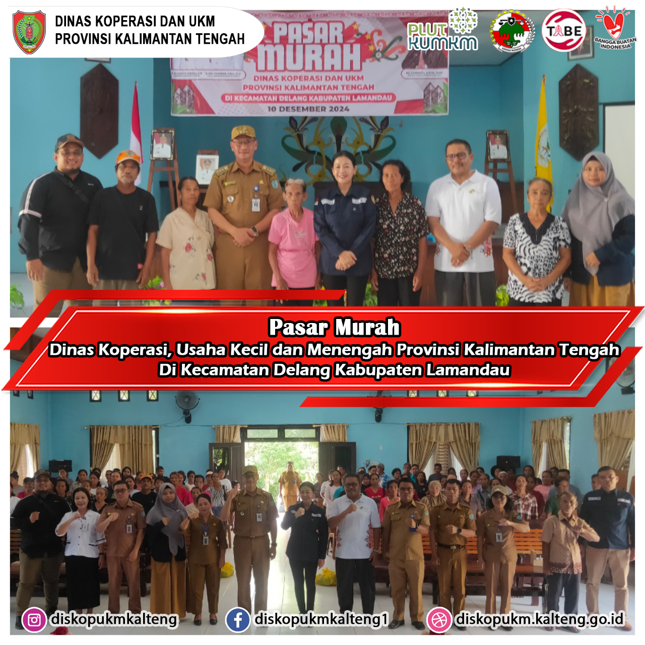Kegiatan Pasar Murah Di Kecamatan Delang Kabupaten Lamandau