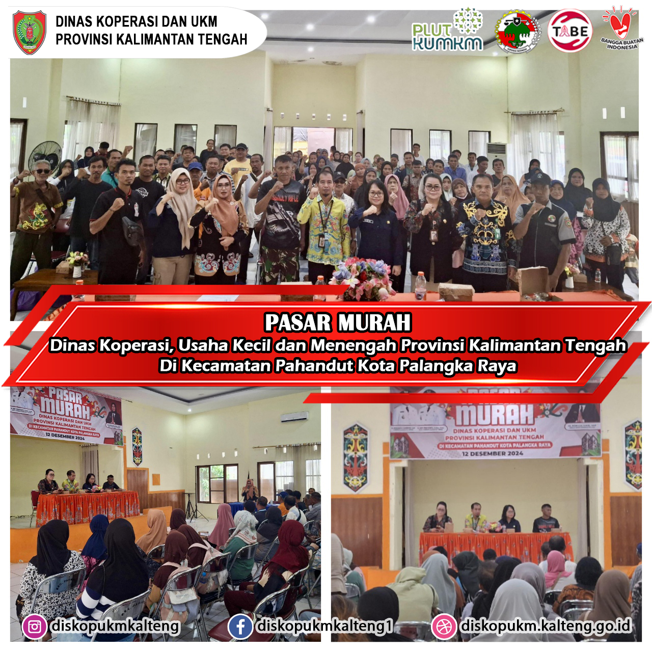 Kegiatan Pasar Murah Di Kecamatan Pahandut Kota Palangka Raya