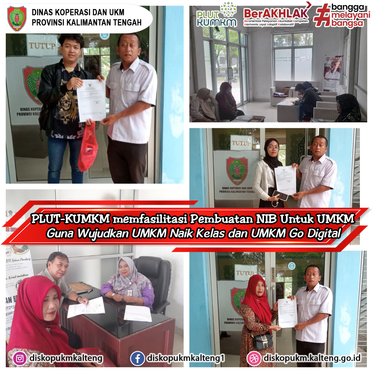 Dinas Koperasi, Usaha Kecil dan Menengah melalui PLUT-KUMKM memfasilitasi Pembuatan NIB Untuk UMKM