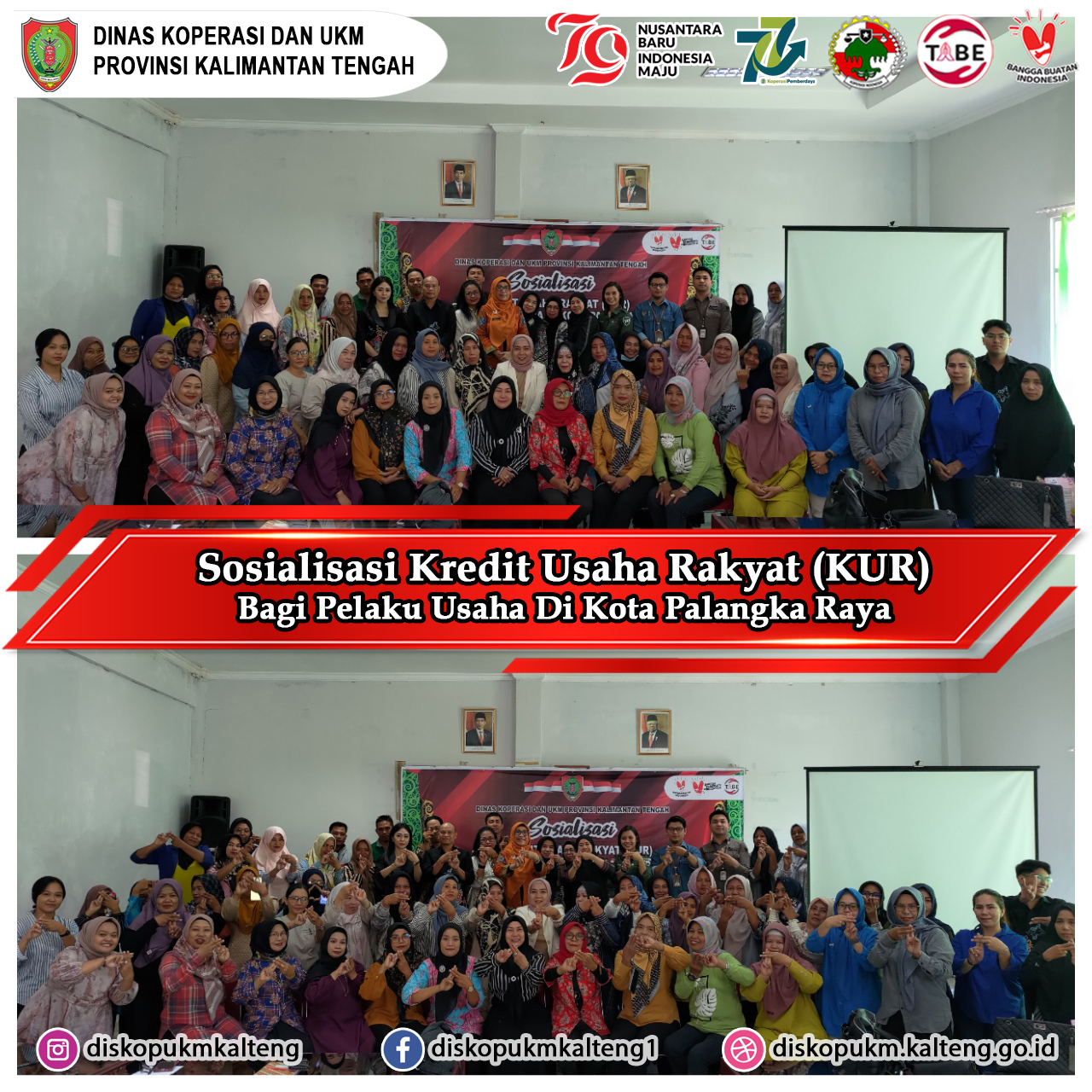 Sosialisasi Kredit Usaha Rakyat (KUR) Bagi Pelaku Usaha Di Kota Palangka Raya