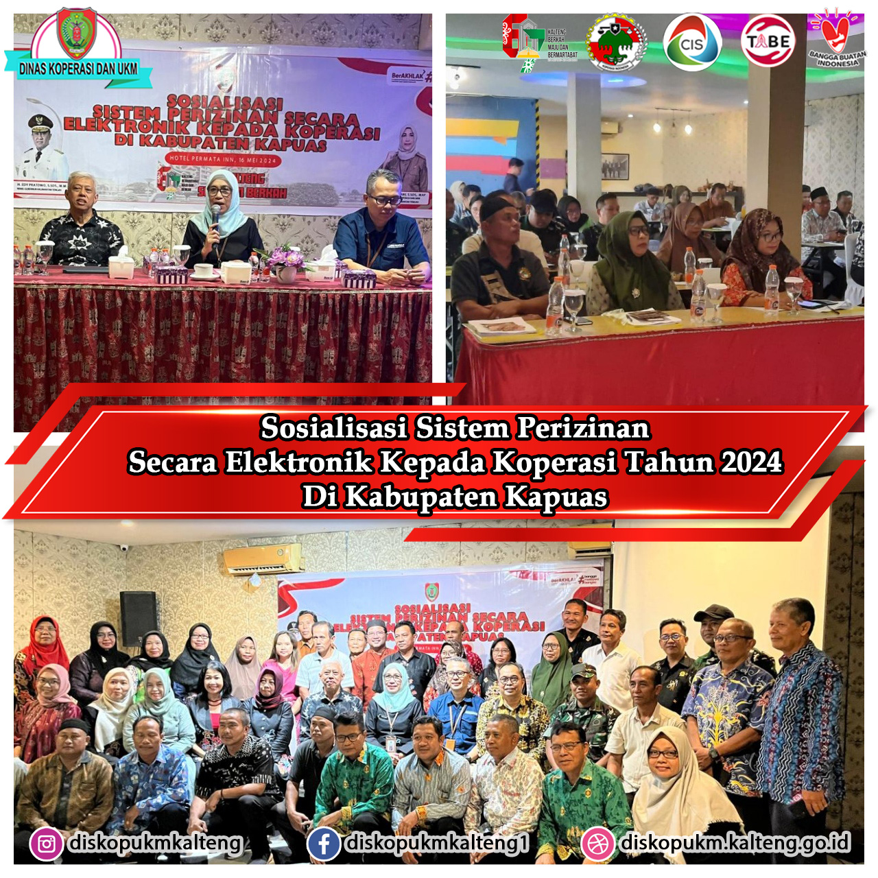 Sosialisasi Sistem Perizinan Secara Elektronik Kepada Koperasi Di Kabupaten Kapuas