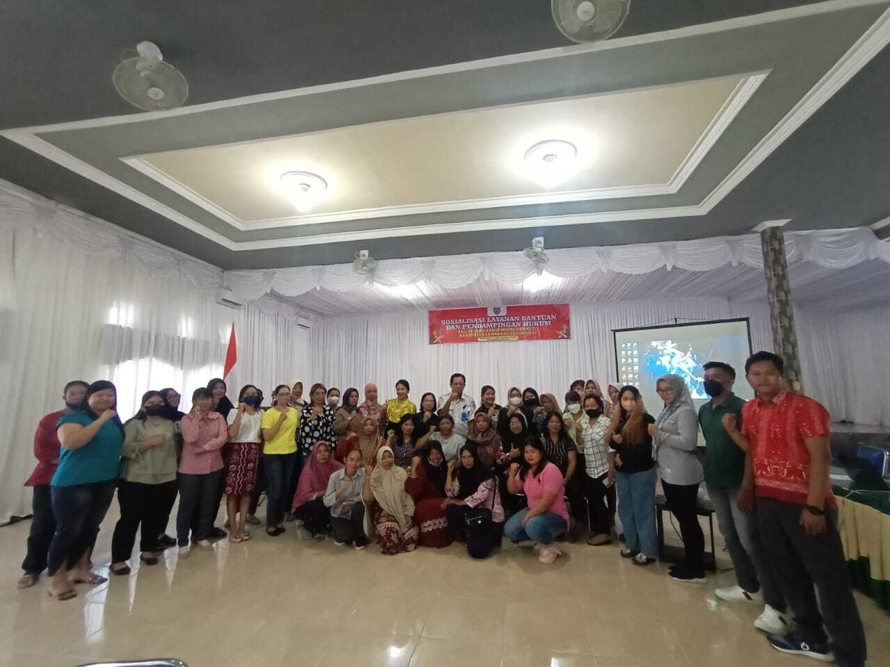 Pembukaan Sosialisasi Bantuan dan Pendampingan Hukum Bagi Pelaku Usaha Mikro dan Kecil Tahun 2022 di Kabupaten Lamandau