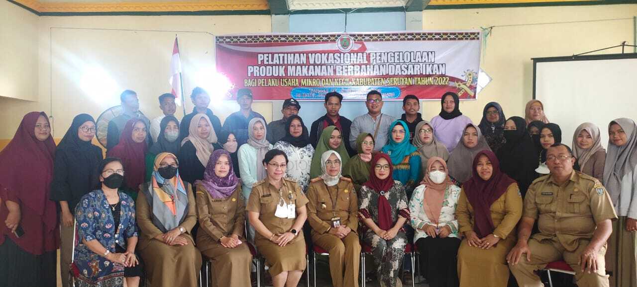 Pelatihan Vokasional Pengelolaan Produk Makanan berbahan dasar ikan bagi Pelaku UMKM di Kabupaten Seruyan.