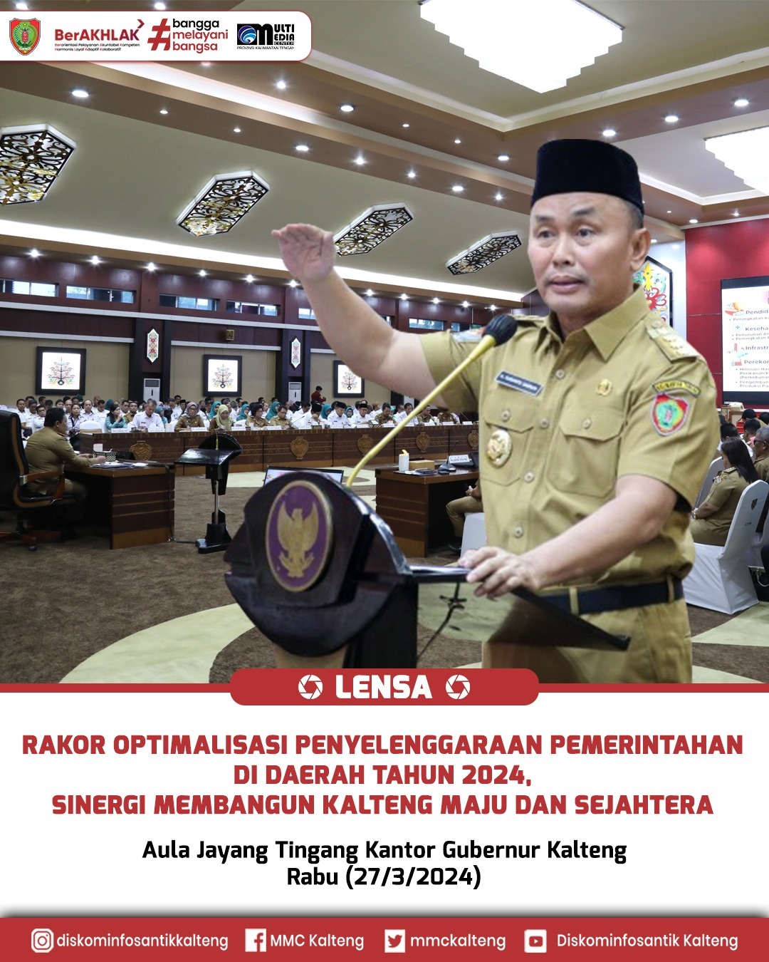 Rapat Koordinasi Optimalisasi Penyelenggaraan Pemerintahan di Daerah Tahun 2024